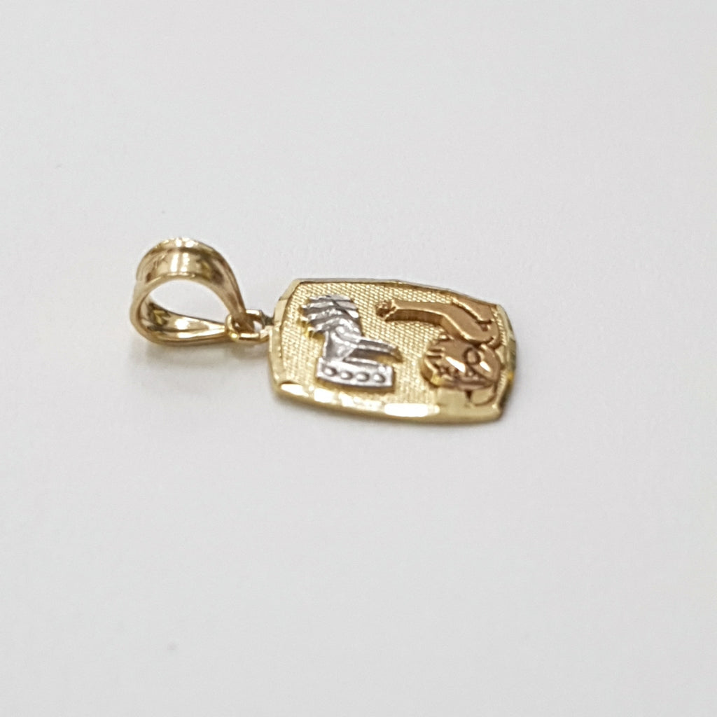 MEDALLA RELIGIOSA ORO COMBINADO 14 K 0.9 GRMS (SEMINUEVO)
