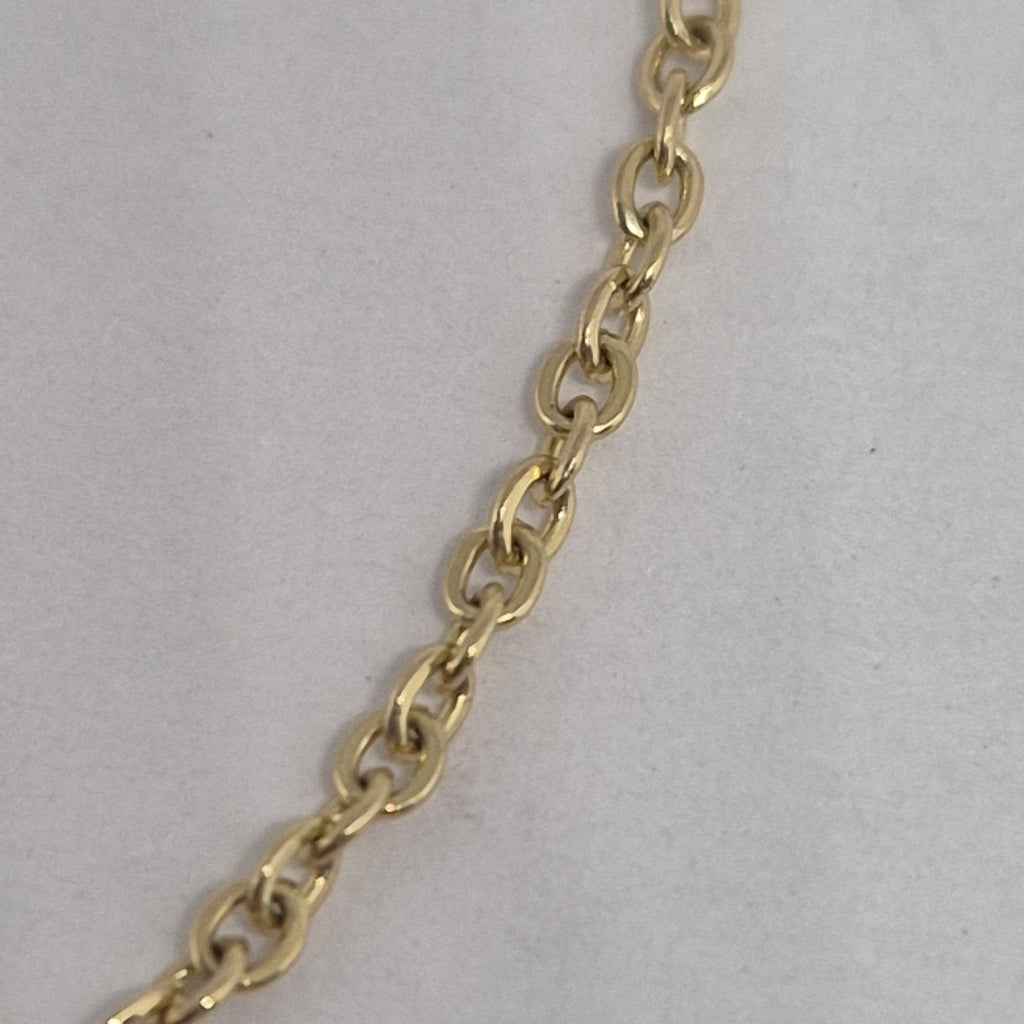PULSERA ESPECIAL C MARIPOSAS 14K 18 CM 1.7 GR (NUEVO)