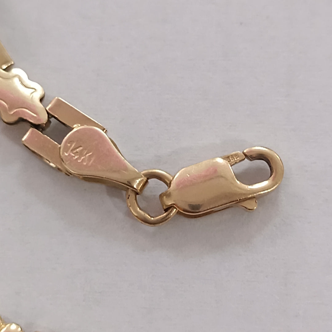 PULSERA ORO 14 K 6.4 GRMS (SEMINUEVO)