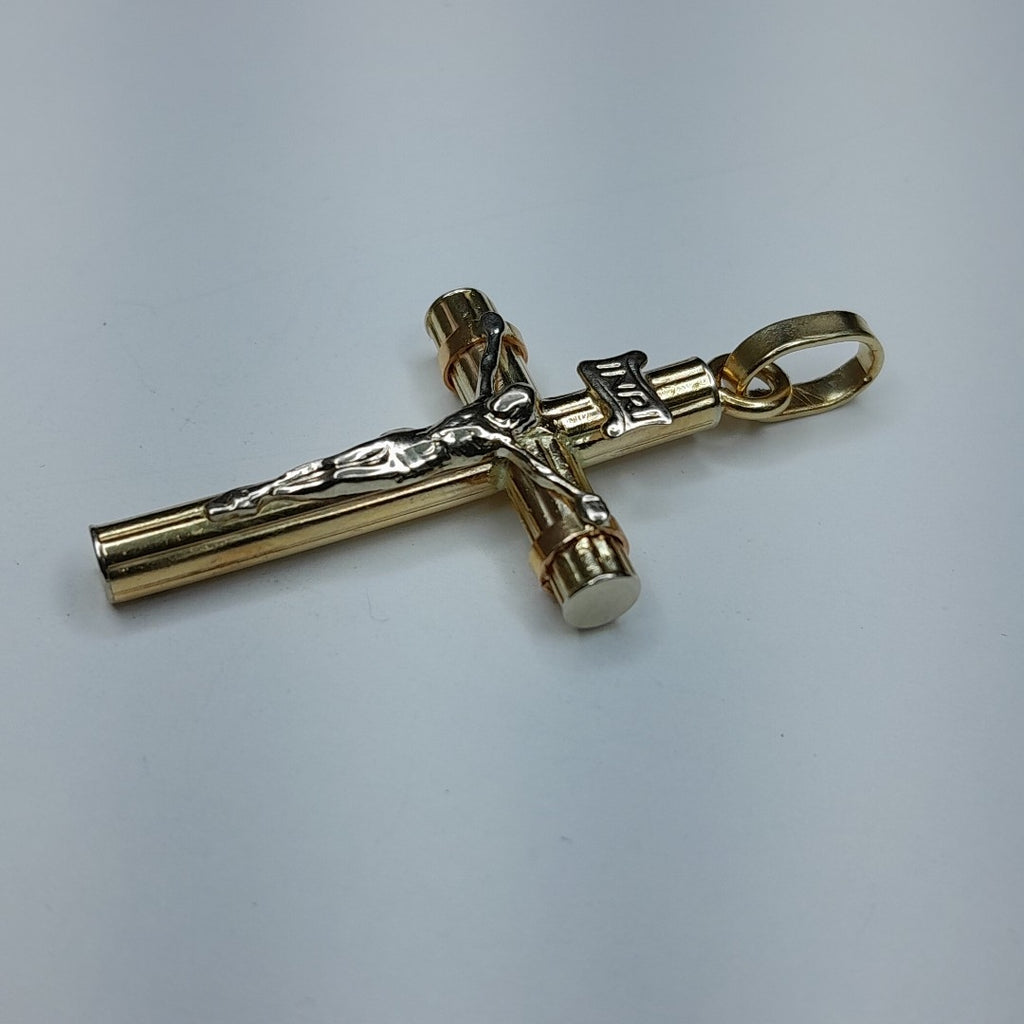 CRUCIFIJO ORO 14 K 3.7 GRMS (SEMINUEVO)