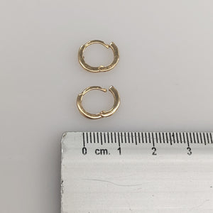 ARETES HUGGIE 14K 1.4 GR (NUEVO)