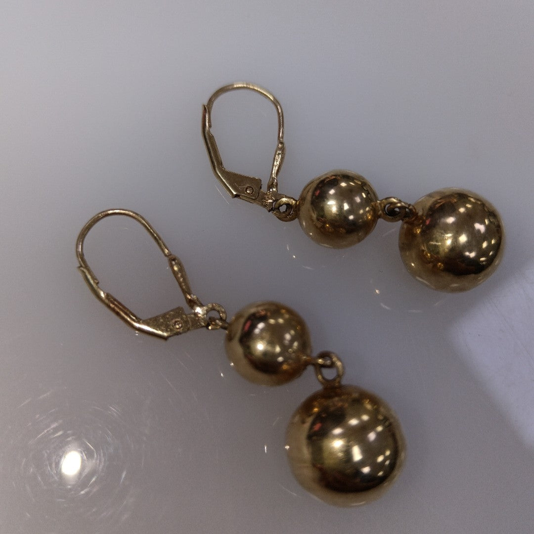 ARETES PAR ORO 10 K 4,90 GRMS (SEMINUEVO)