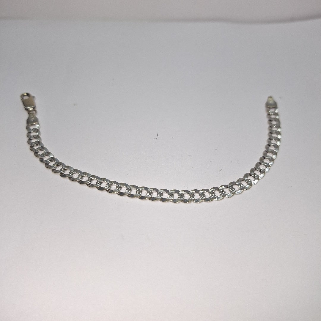 PULSERA ORO BLANCO 14 K 7.8 GRMS (SEMINUEVO)