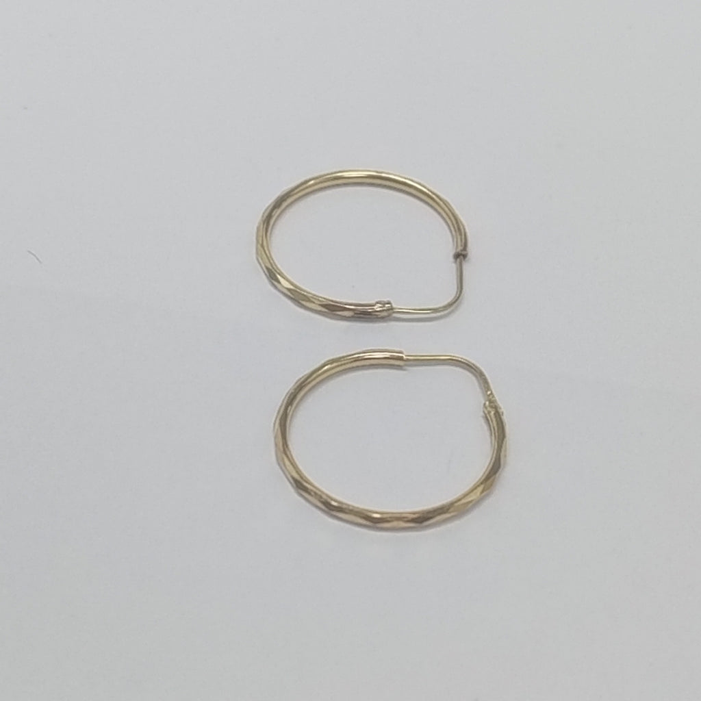ARRACADAS PAR ORO 14 K 1.4 GRMS (SEMINUEVO)