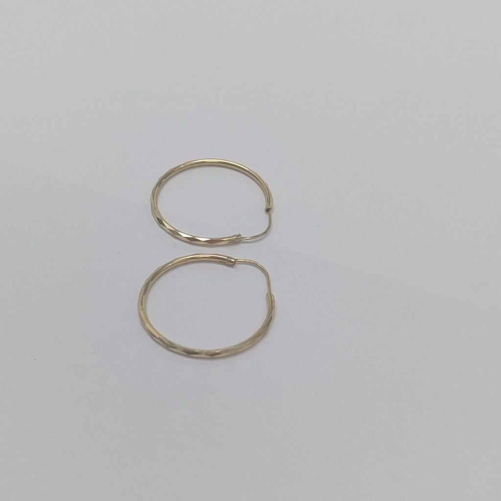 ARRACADAS PAR ORO 14 K 1.8 GRMS (SEMINUEVO)