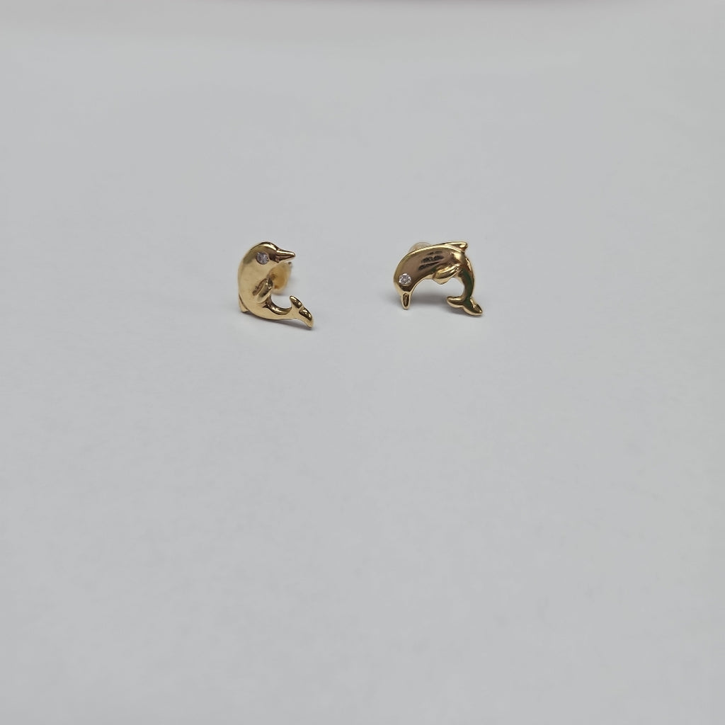 BROQUELES PAR ORO 14 K 1,30 GRMS (SEMINUEVO)