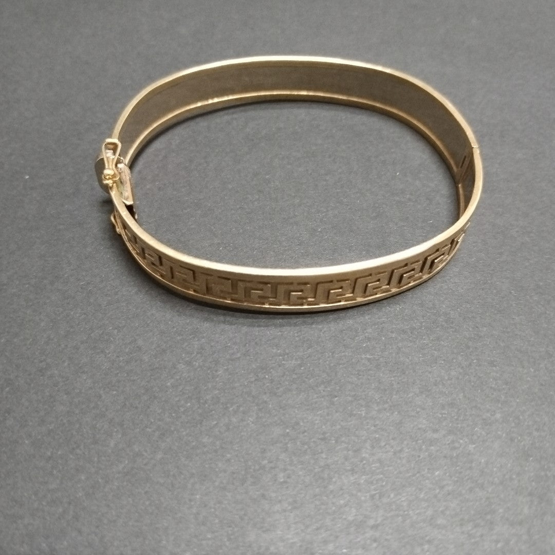 PULSERA RIGIDA ORO,ORO BLANCO 14 K 21,50 GRMS (SEMINUEVO)