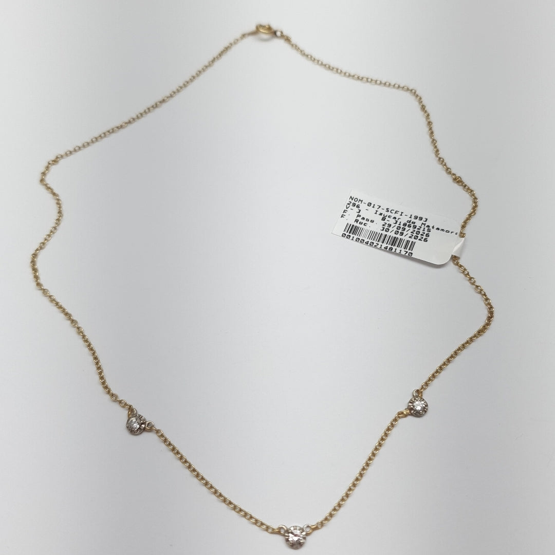GARGANTILLA ORO 14 K 2.6 GRMS (SEMINUEVO)