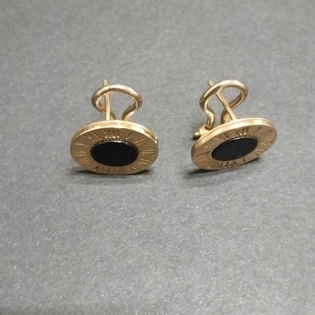 BROQUELES PAR ORO 14 K 8,20 GRMS (SEMINUEVO)
