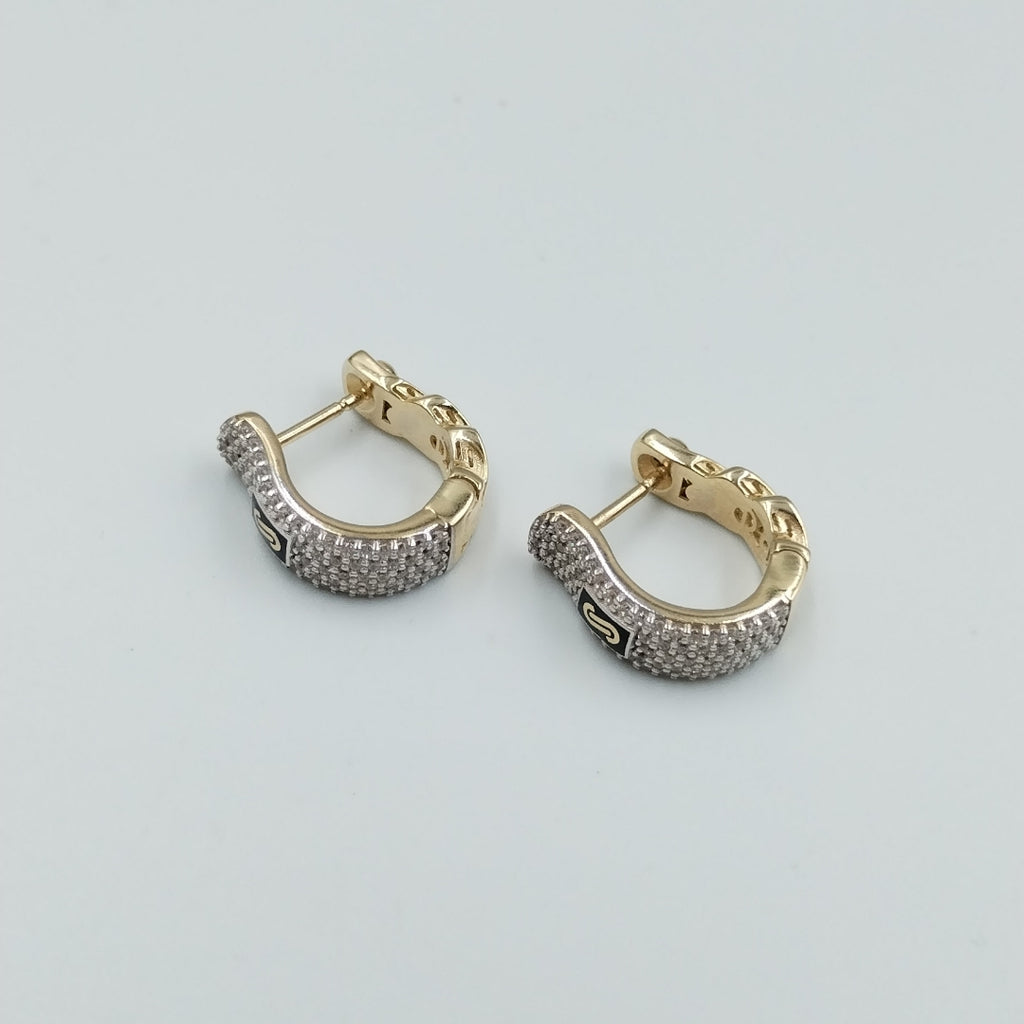 BROQUELES ORO 14K 4.8 (NUEVO)