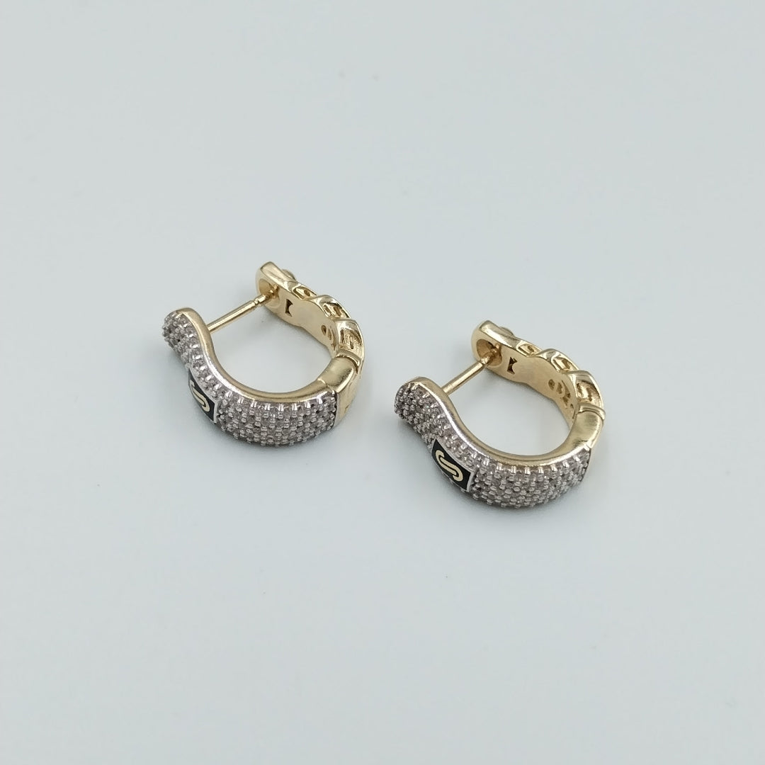 BROQUELES ORO 14K 4.8 (NUEVO)