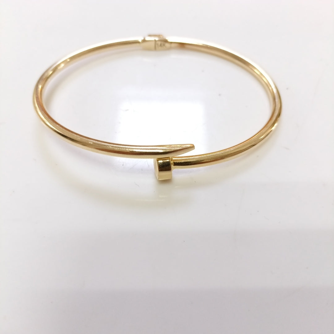 PULSERA RIGIDA ORO 14 K 7,90 GRMS (SEMINUEVO)
