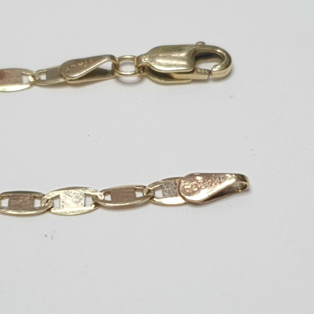 PULSERA ORO COMBINADO 10 K 2,10 GRMS (SEMINUEVO)