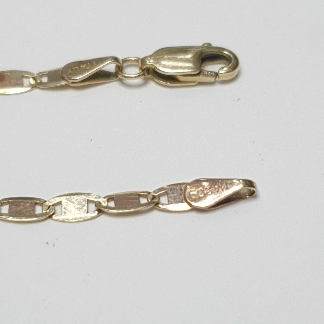 PULSERA ORO COMBINADO 10 K 2,10 GRMS (SEMINUEVO)