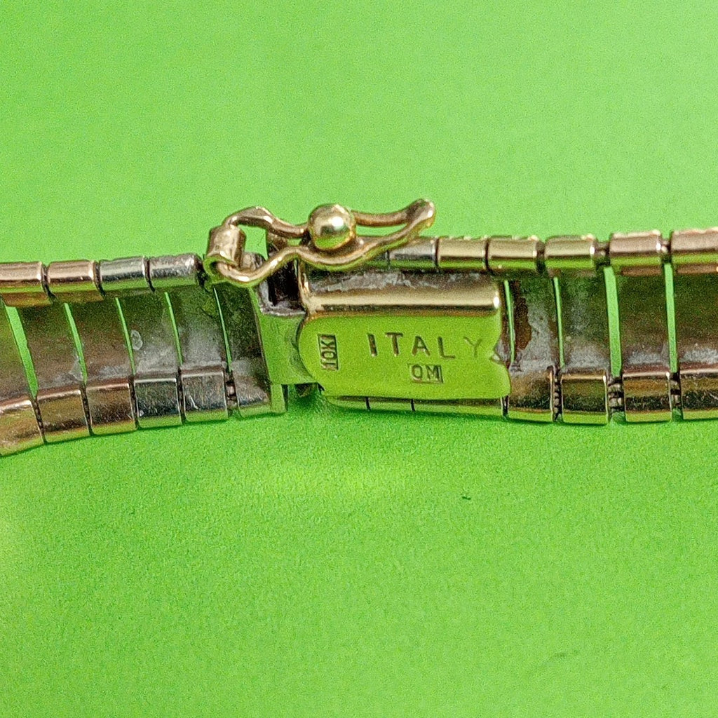 PULSERA ORO, ORO COMBINADO 10 K 16.8 GRMS (SEMINUEVO)