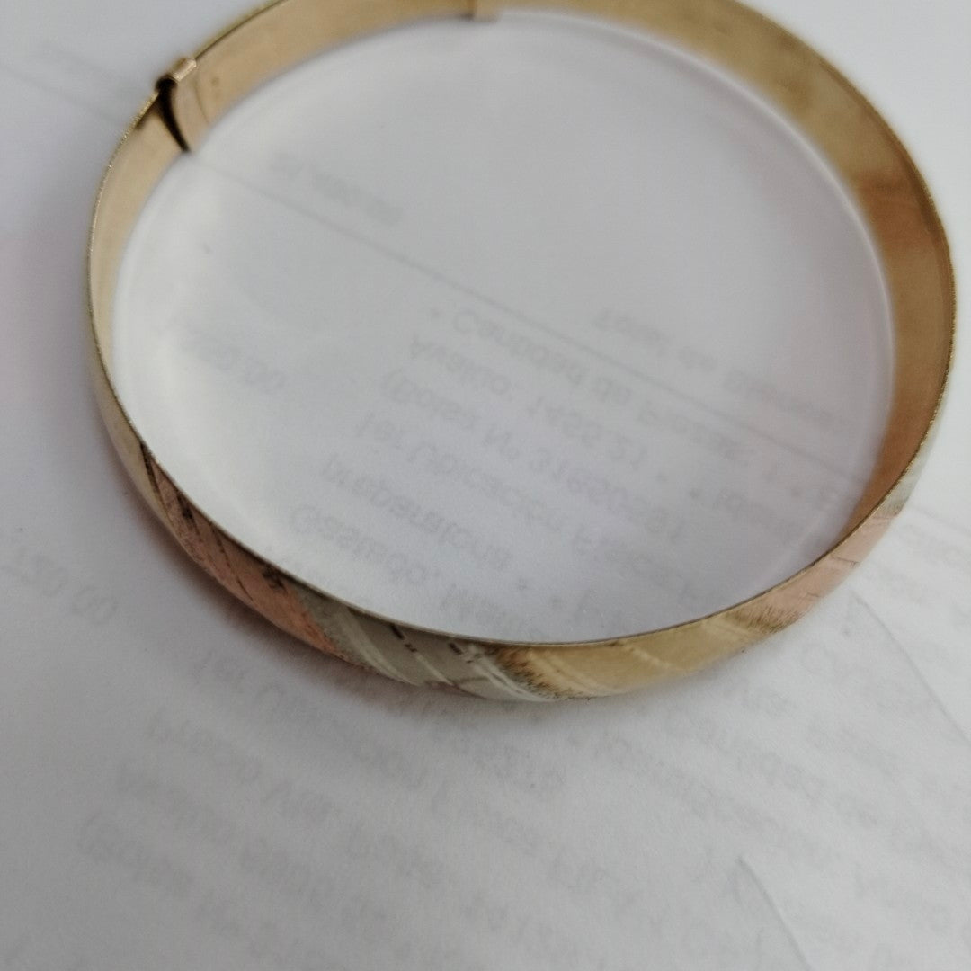 PULSERA RIGIDA ORO 10 K 6,90 GRMS (SEMINUEVO)