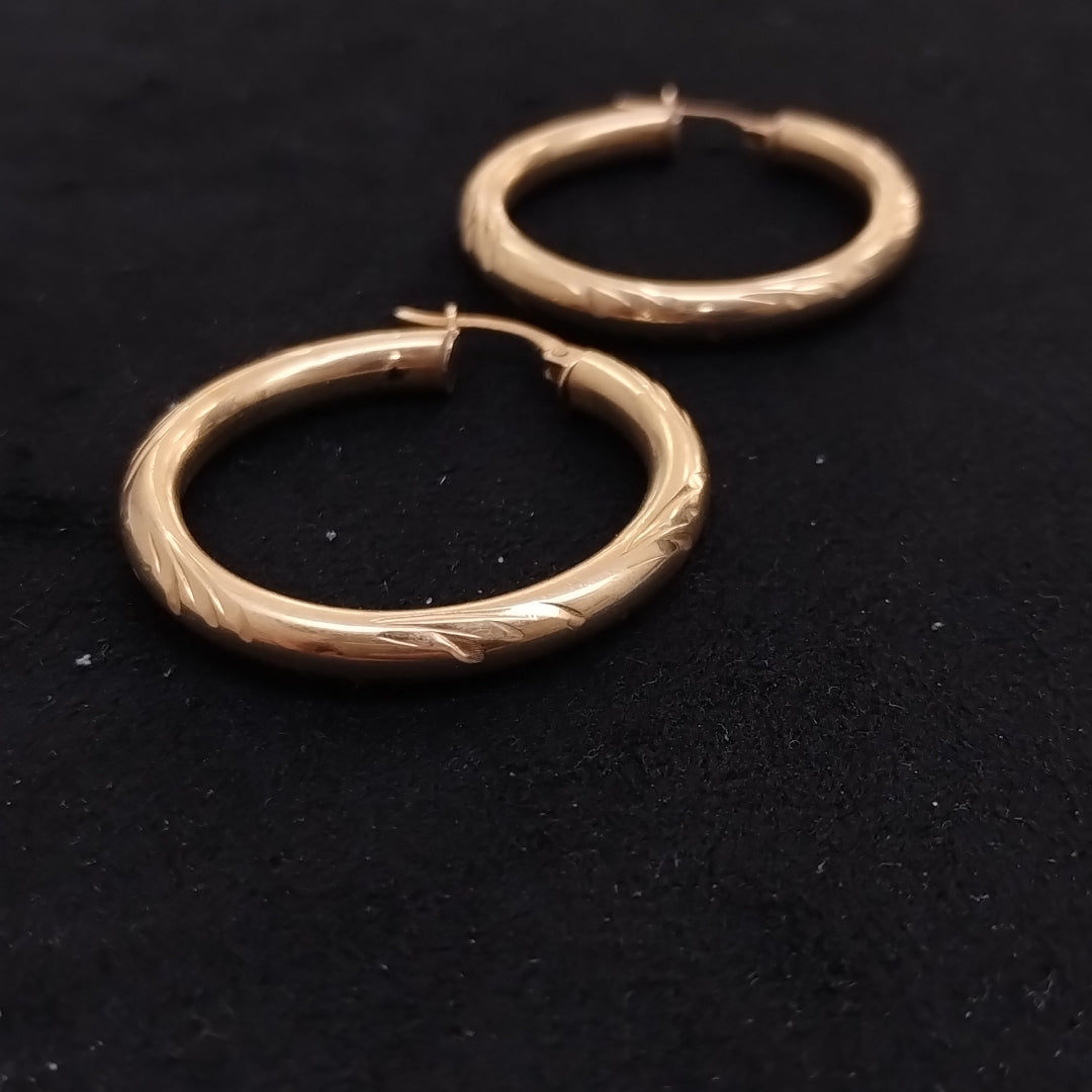 ARRACADAS PAR ORO 14 K 4.2 GRMS (SEMINUEVO)