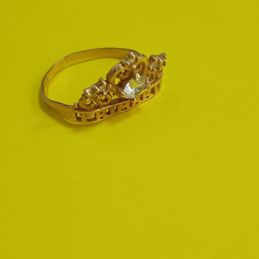 ANILLO ORO 10 K 1.7 GRMS (SEMINUEVO)