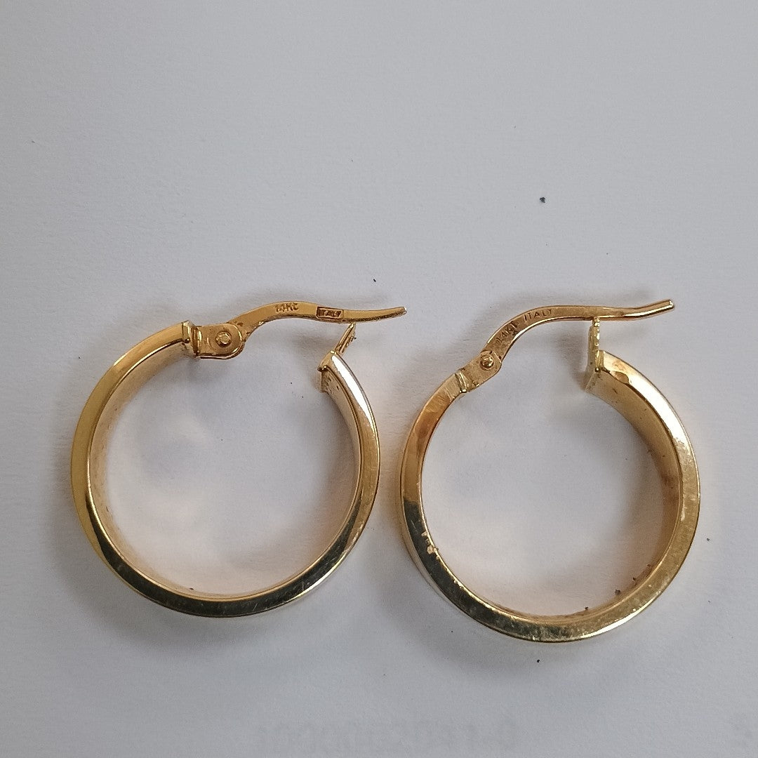 ARRACADAS PAR ORO 14 K 2,10 GRMS (SEMINUEVO)