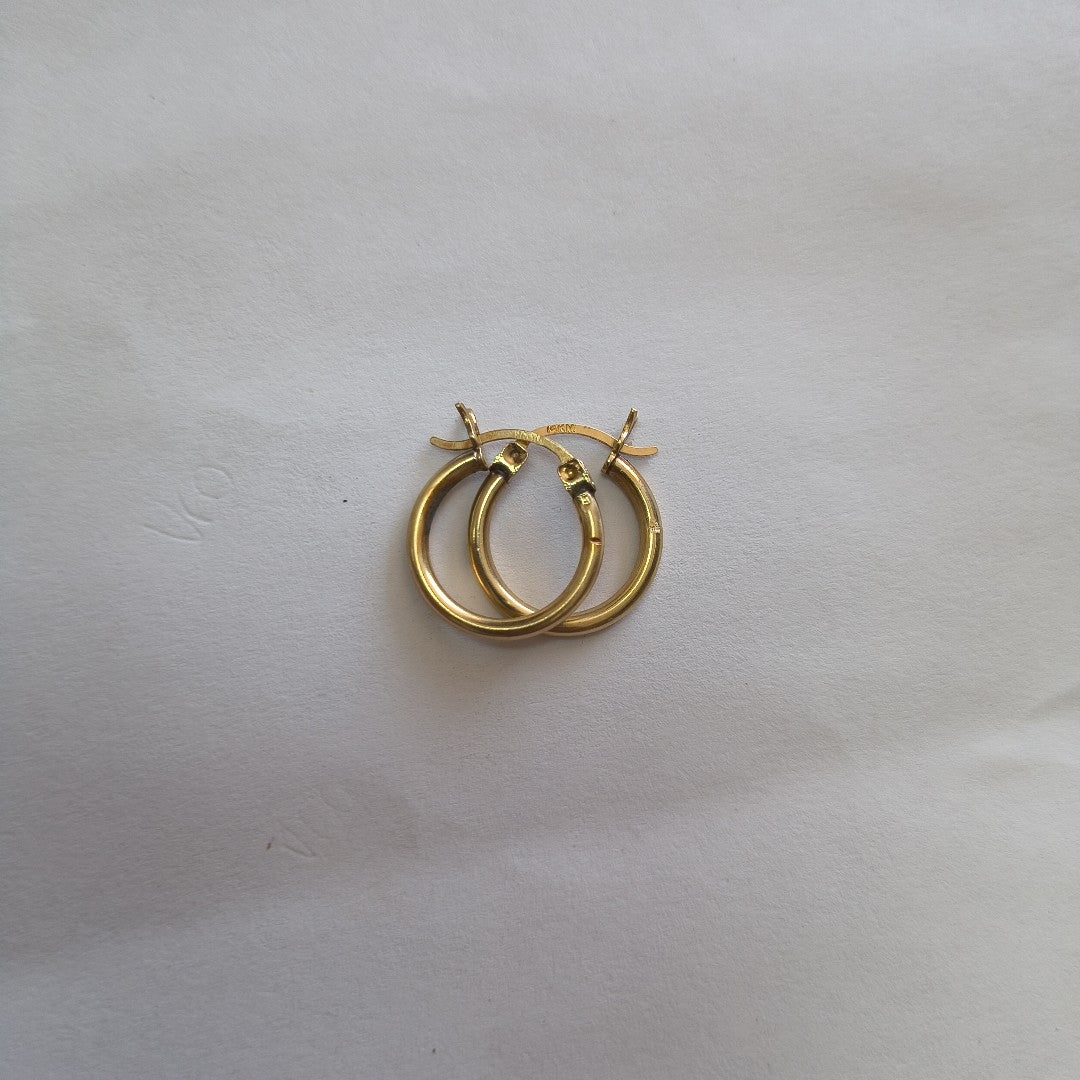 ARRACADAS PAR ORO 14 K 1.3 GRMS (SEMINUEVO)