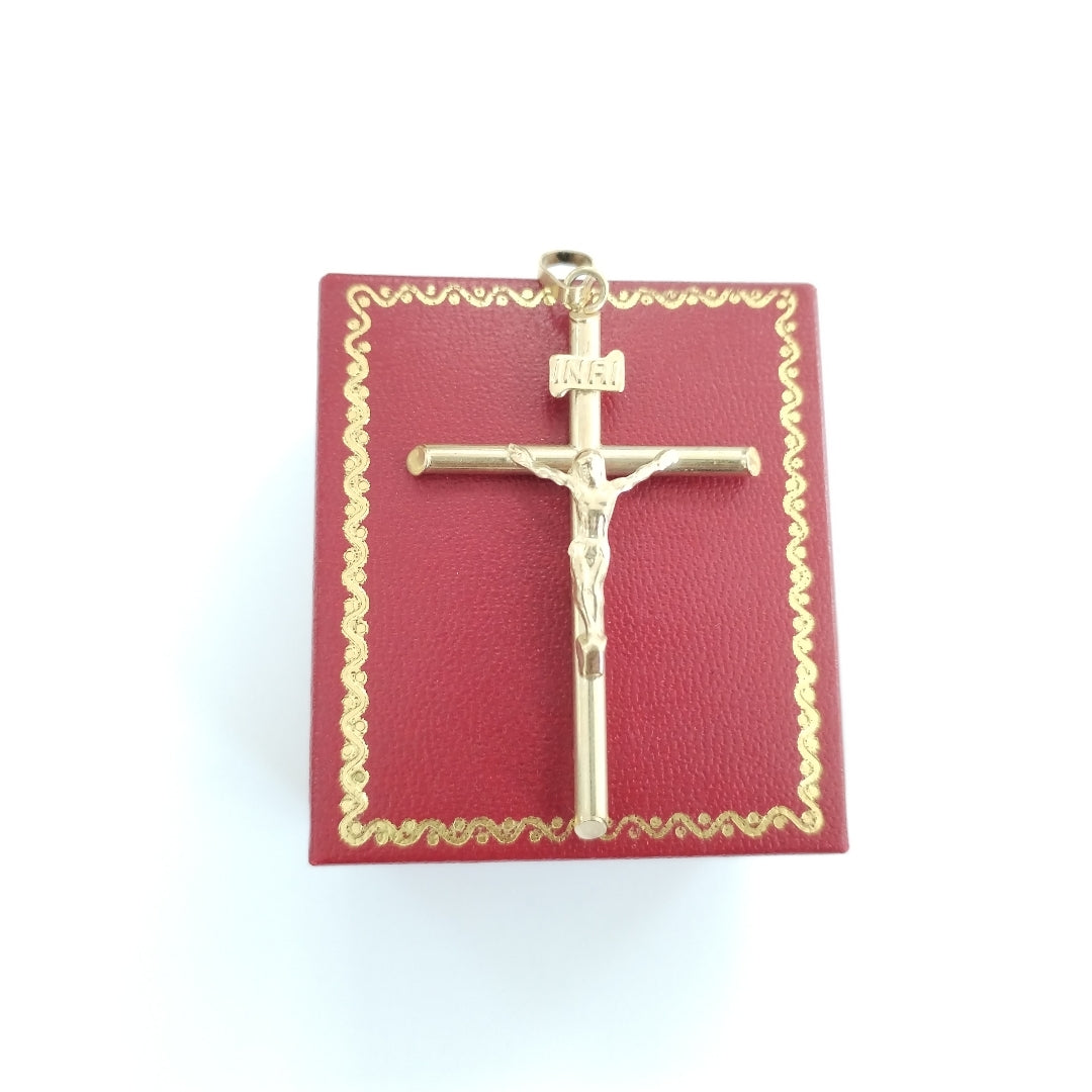 CRUCIFIJO ORO 10 K 2,20 GRMS (SEMINUEVO)