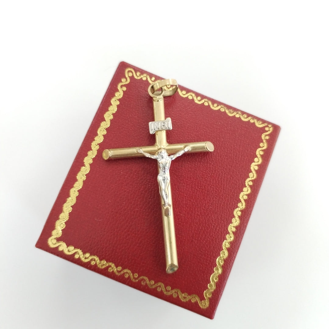 CRUCIFIJO ORO 10 K 1,80 GRMS (SEMINUEVO)