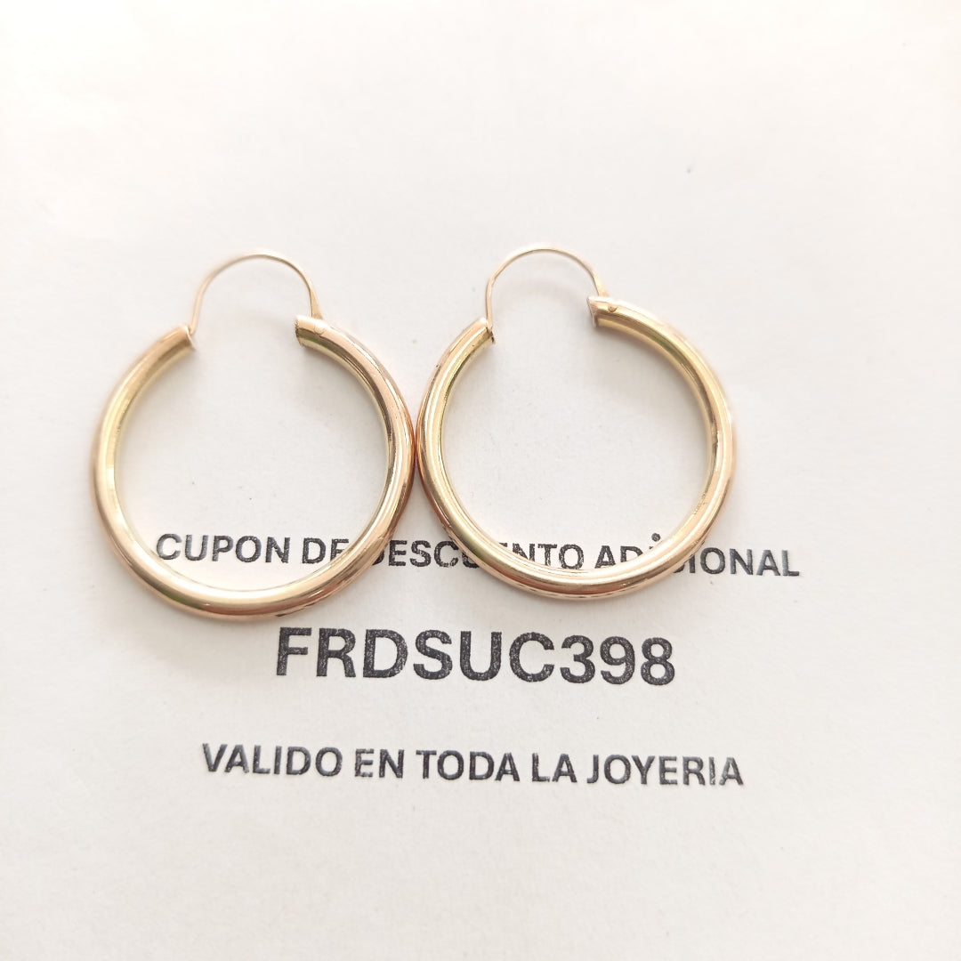 ARRACADAS PAR ORO 10 K 2,40 GRMS (SEMINUEVO)