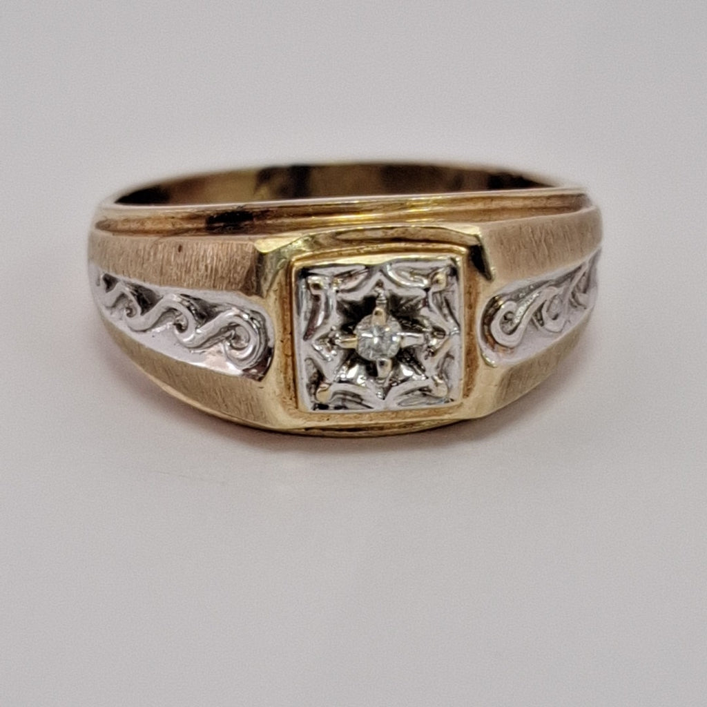 ANILLO ORO 10 K 5.4 GRMS (SEMINUEVO)