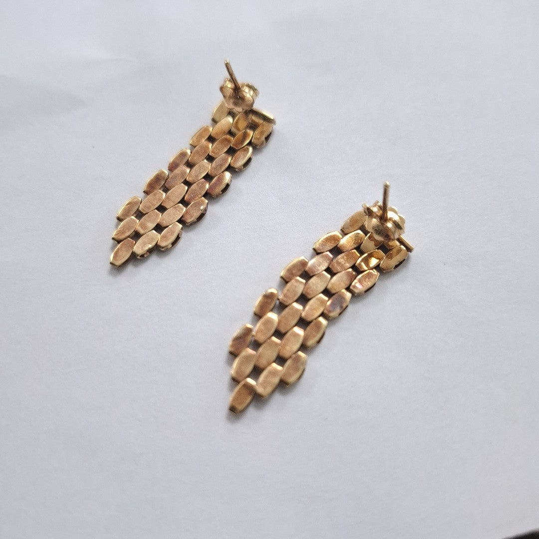 ARETES PAR ORO 14 K 5,90 GRMS (SEMINUEVO)
