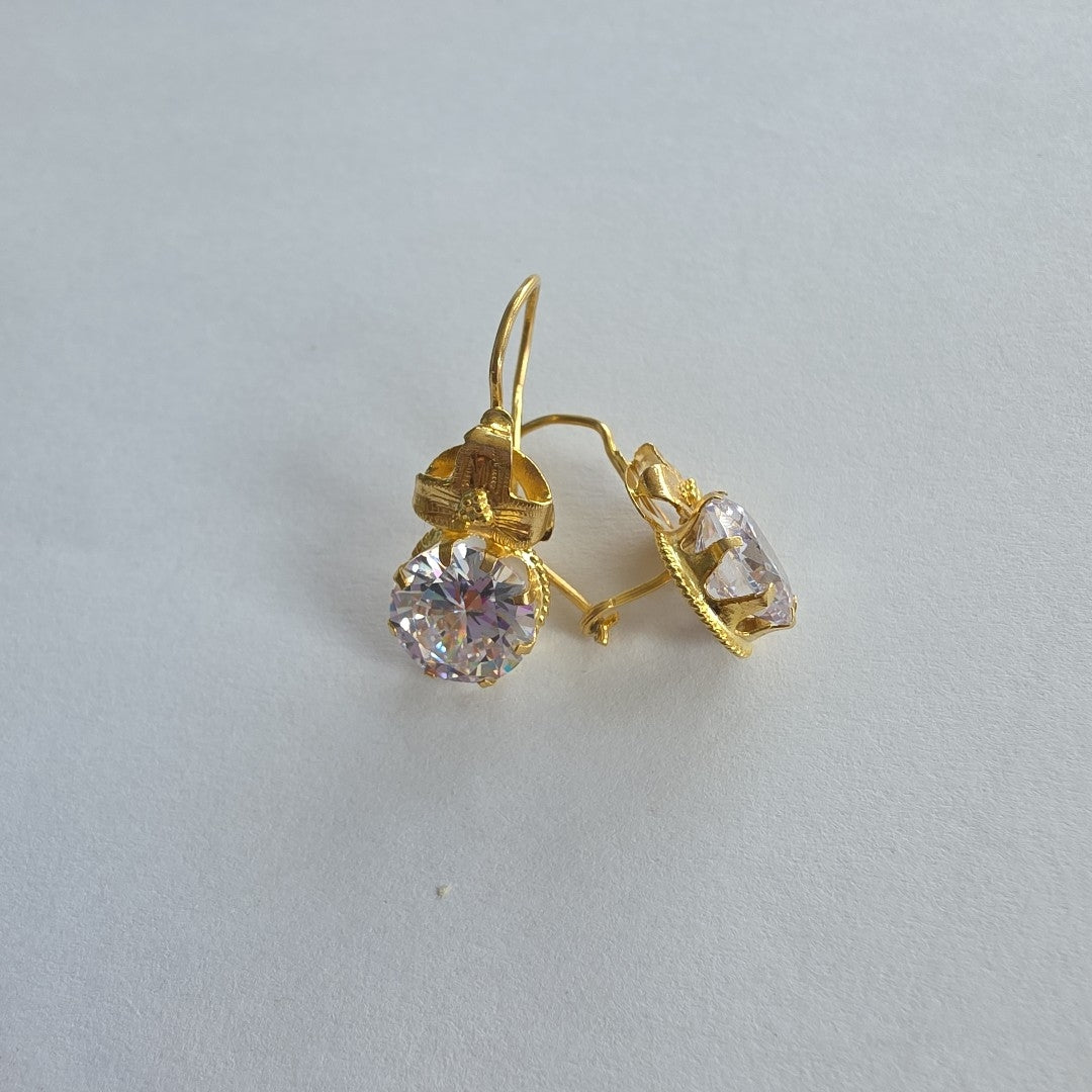 ARETES PAR ORO 10 K 4.4 GRMS (SEMINUEVO)