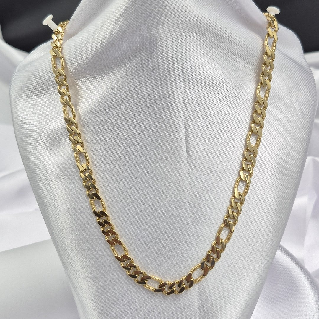CADENAS CARTIER 3 1 AMARILLA ORO 14K 27 (NUEVO)