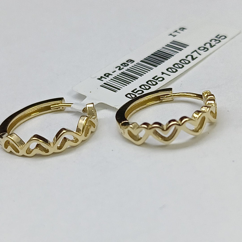 HUGGIES ORO 14K 1.4 (NUEVO)