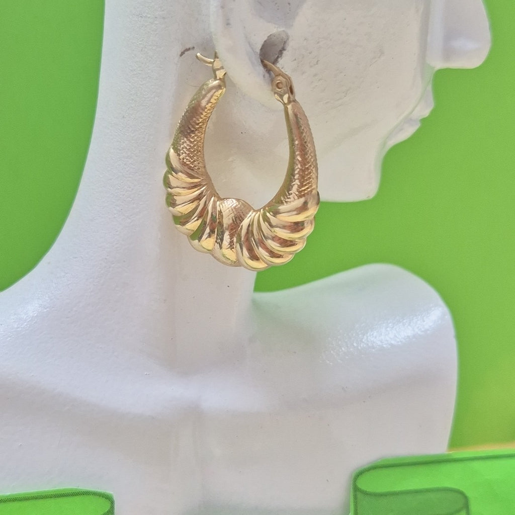 ARRACADAS PAR ORO 14 K 3,00 GRMS (SEMINUEVO)