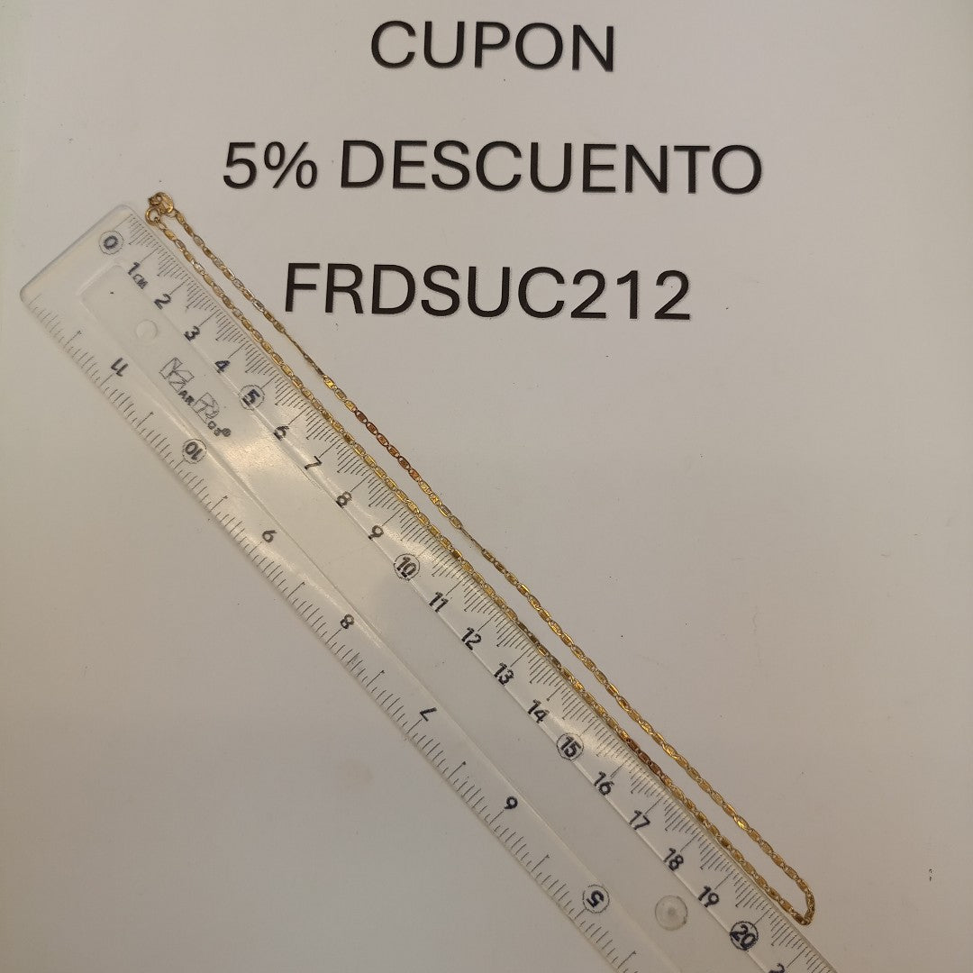 CADENA ORO 10 K 1,40 GRMS (SEMINUEVO)