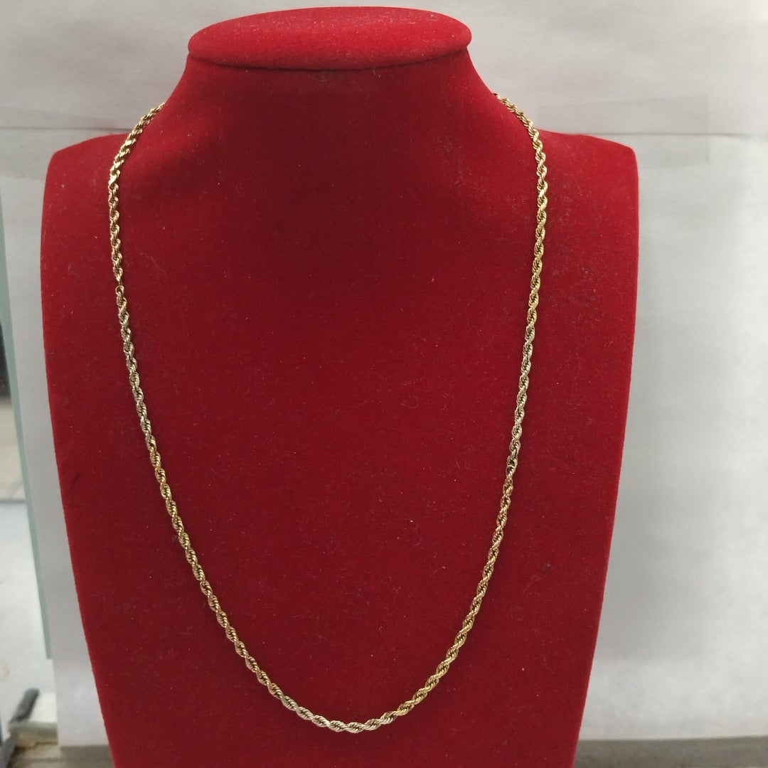 CADENA ORO, ORO COMBINADO 14 K 5.8 GRMS (SEMINUEVO)