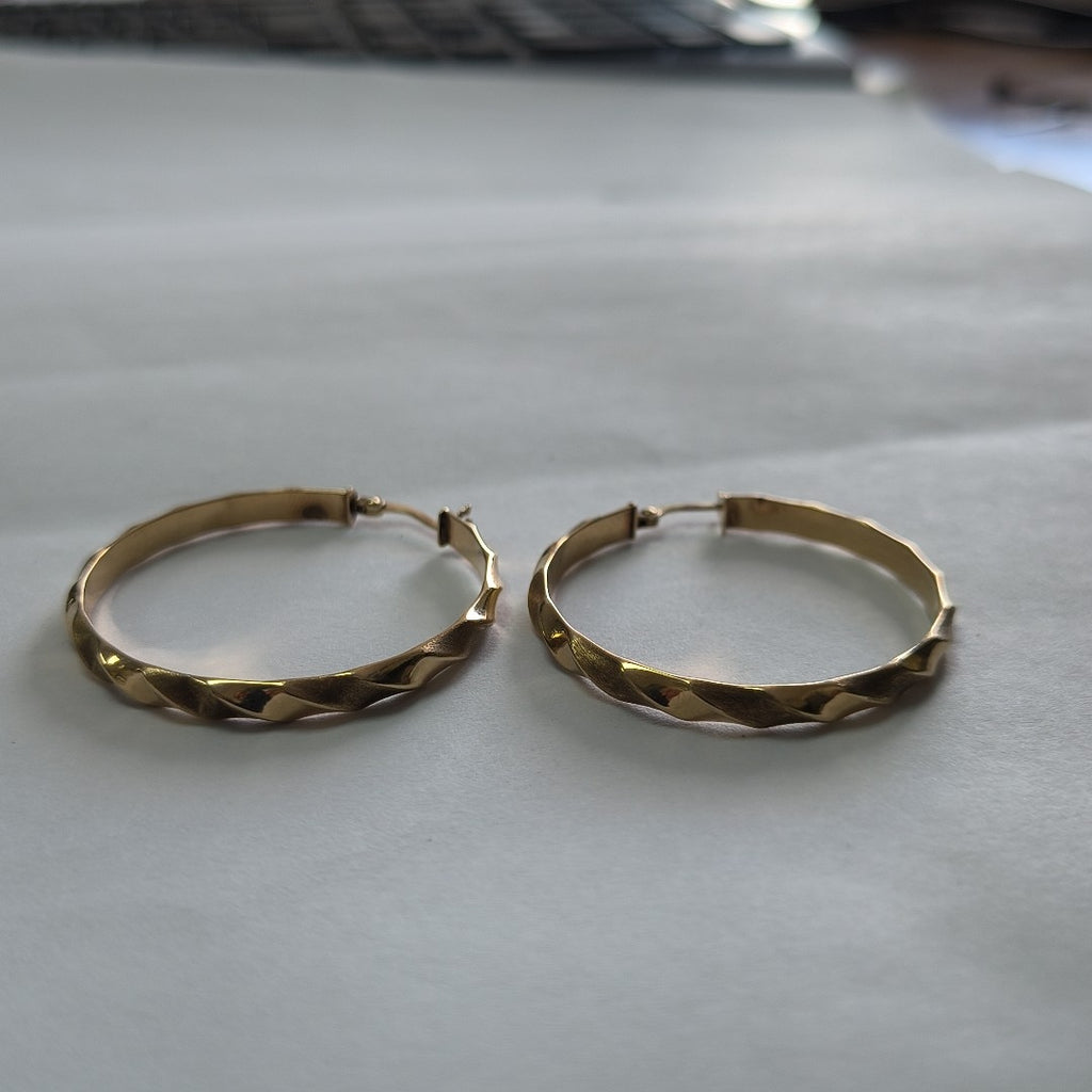 ARRACADAS PAR ORO 10 K 2.4 GRMS (SEMINUEVO)