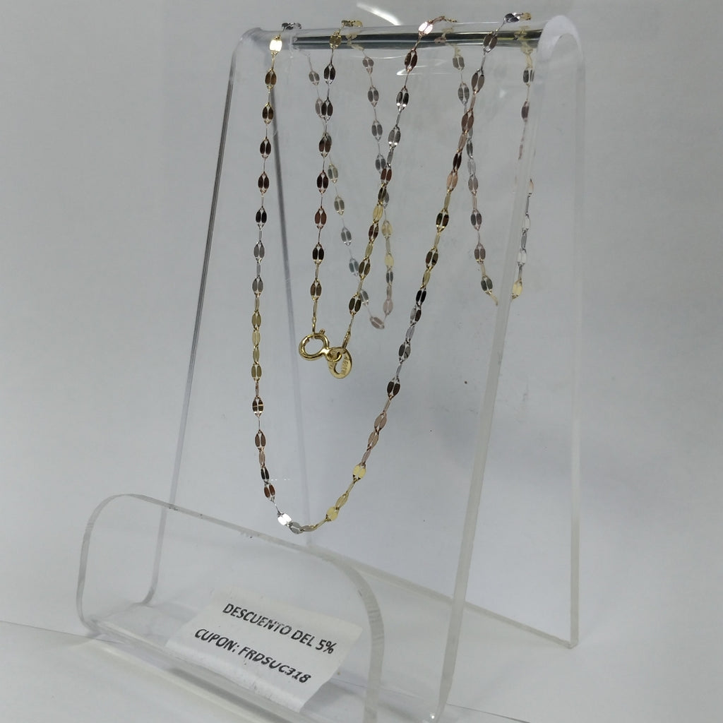 CADENA ORO COMBINADO 10 K 1 GRMS (SEMINUEVO)