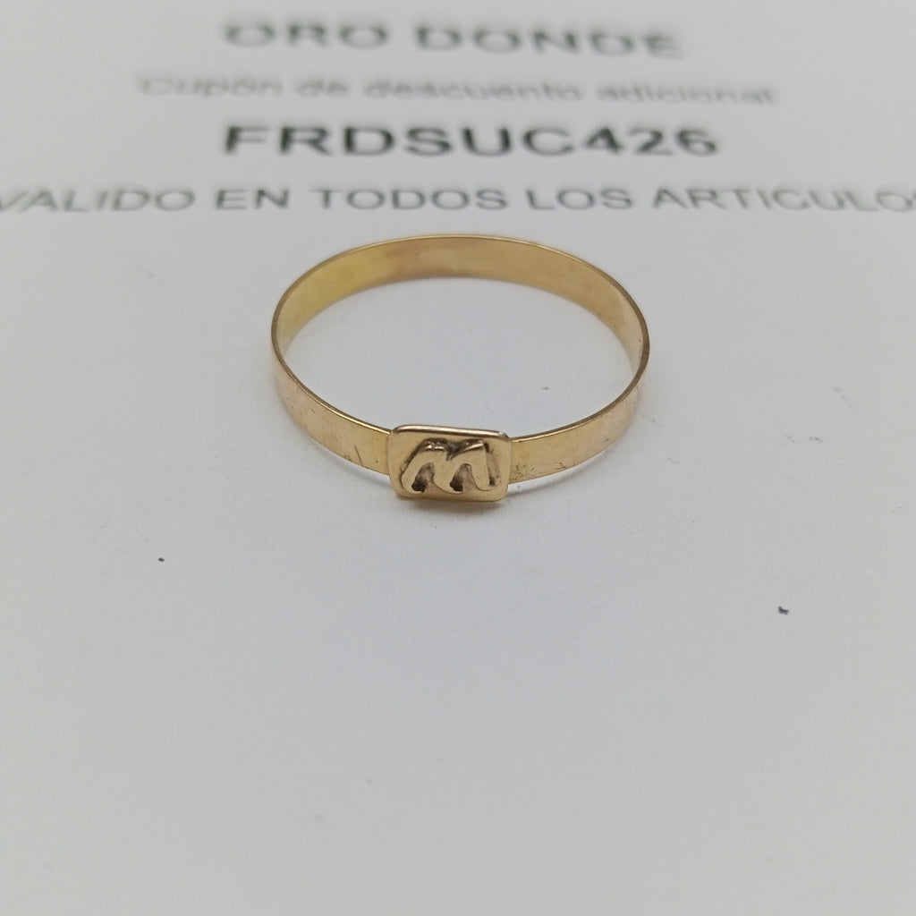 ANILLO ORO 10 K 1.4 GRMS (SEMINUEVO)