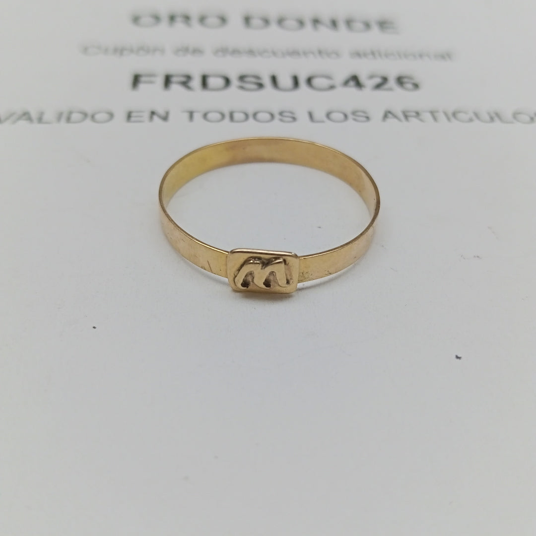 ANILLO ORO 10 K 1.4 GRMS (SEMINUEVO)