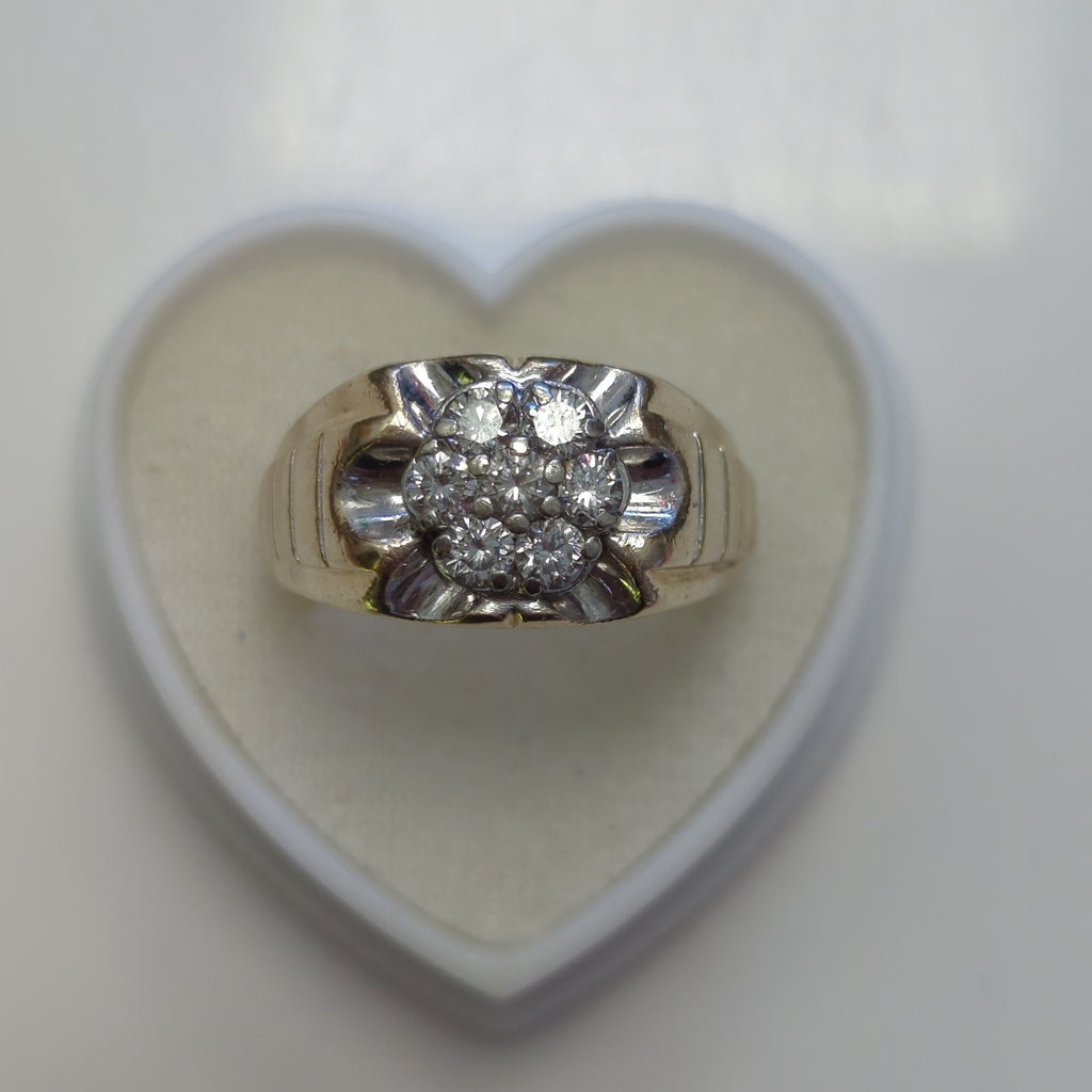 ANILLO ORO 10 K 10,70 GRMS (SEMINUEVO)