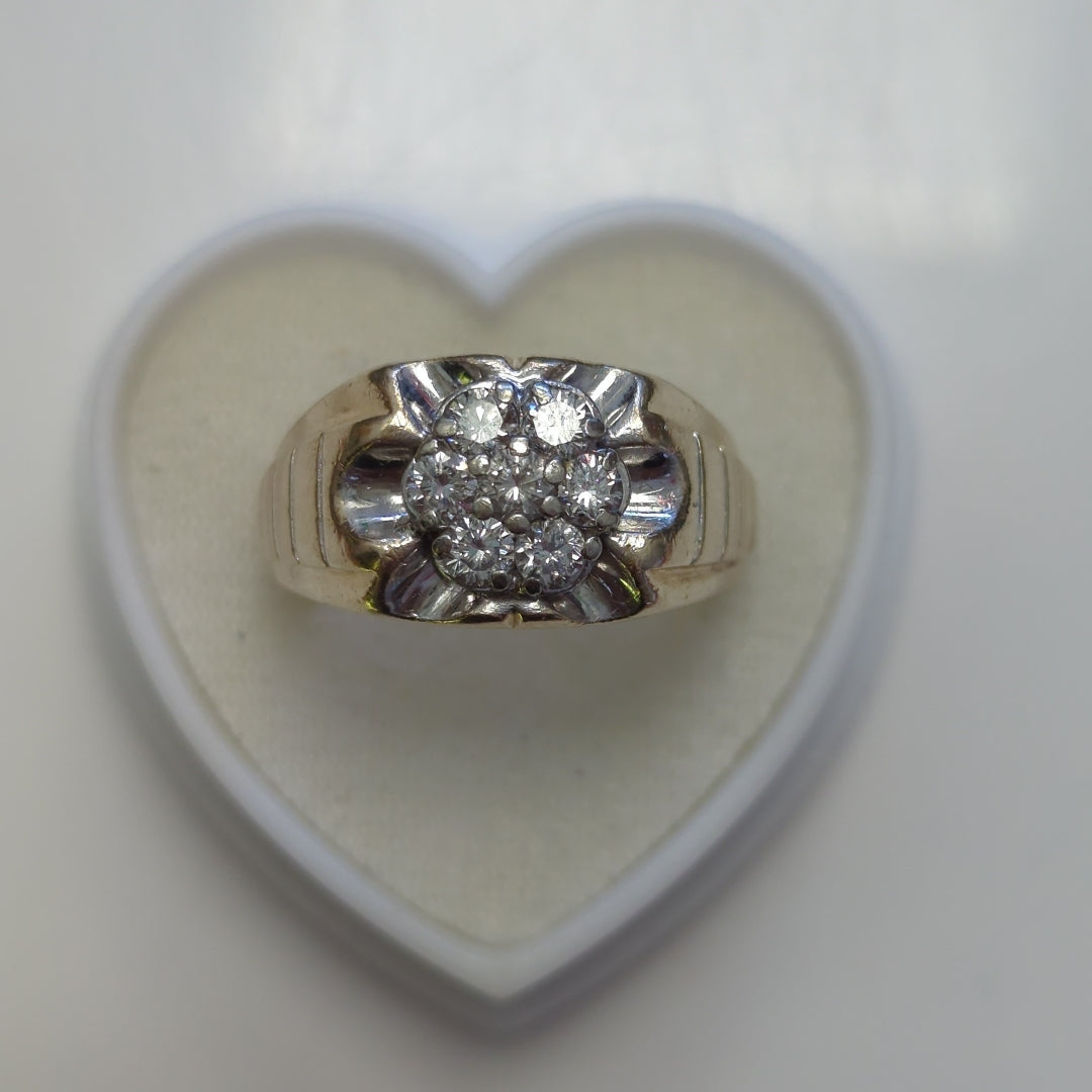 ANILLO ORO 10 K 10,70 GRMS (SEMINUEVO)
