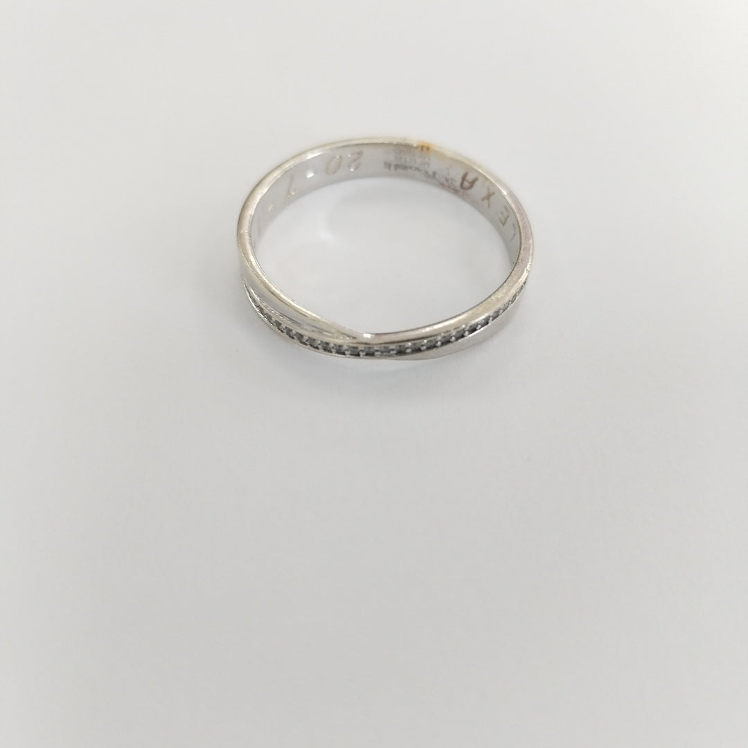 ARGOLLA ORO BLANCO 14 K 4,20 GRMS (SEMINUEVO)