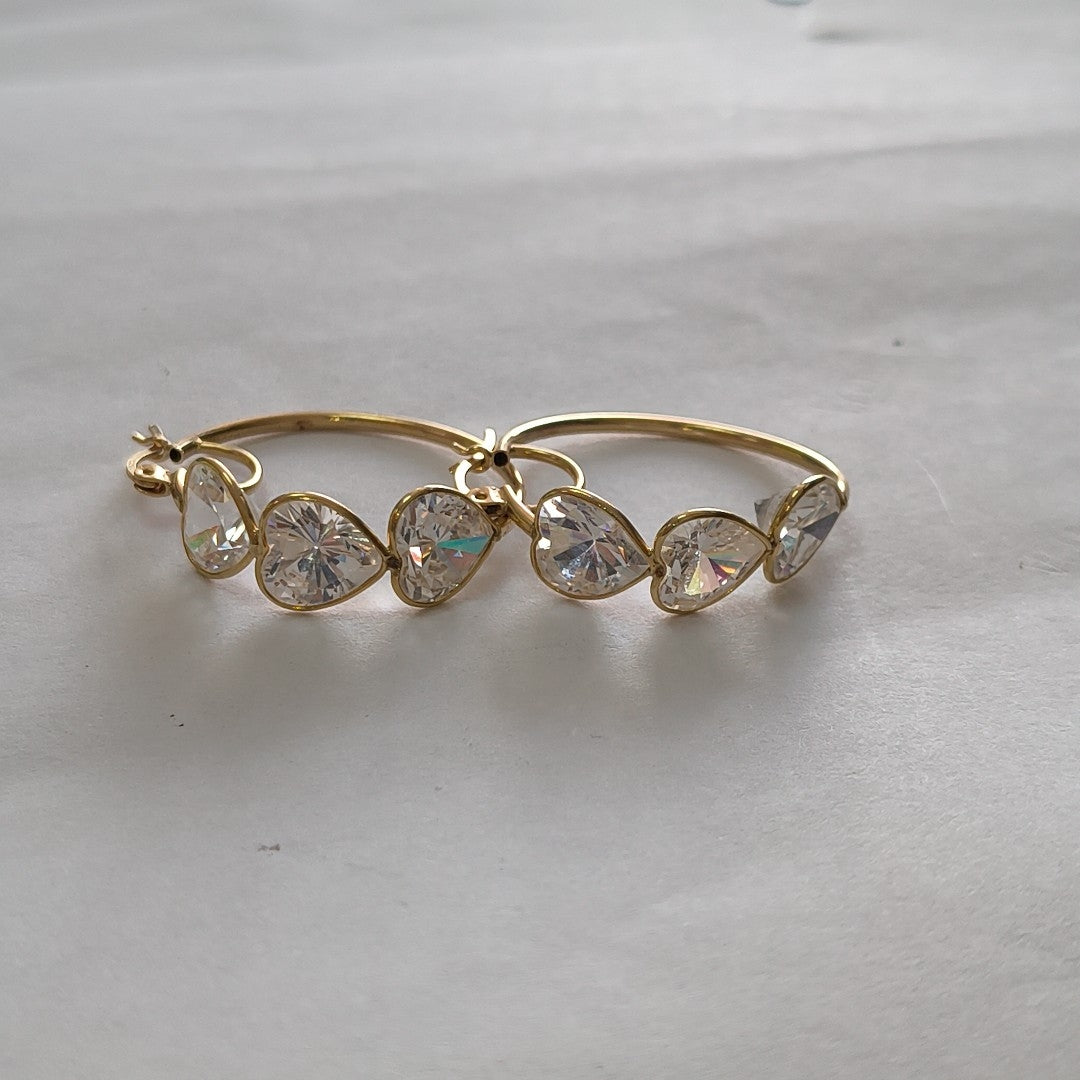ARETES PAR ORO 14 K 7.1 GRMS (SEMINUEVO)
