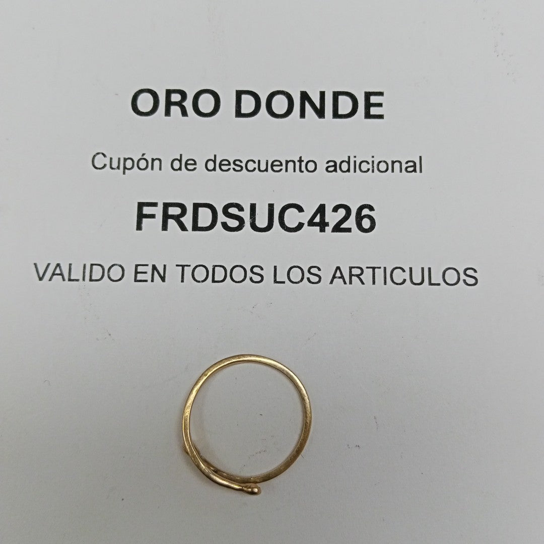 ANILLITO ORO 10 K 1.2 GRMS (SEMINUEVO)