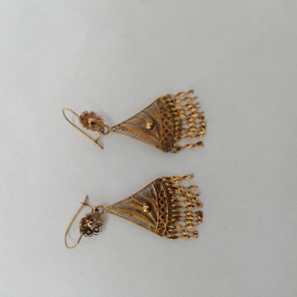 ARETES PAR ORO 8 K 3.2 GRMS (SEMINUEVO)