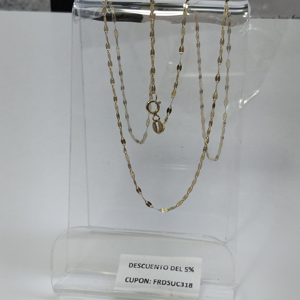 CADENA ORO 10 K 0.9 GRMS (SEMINUEVO)