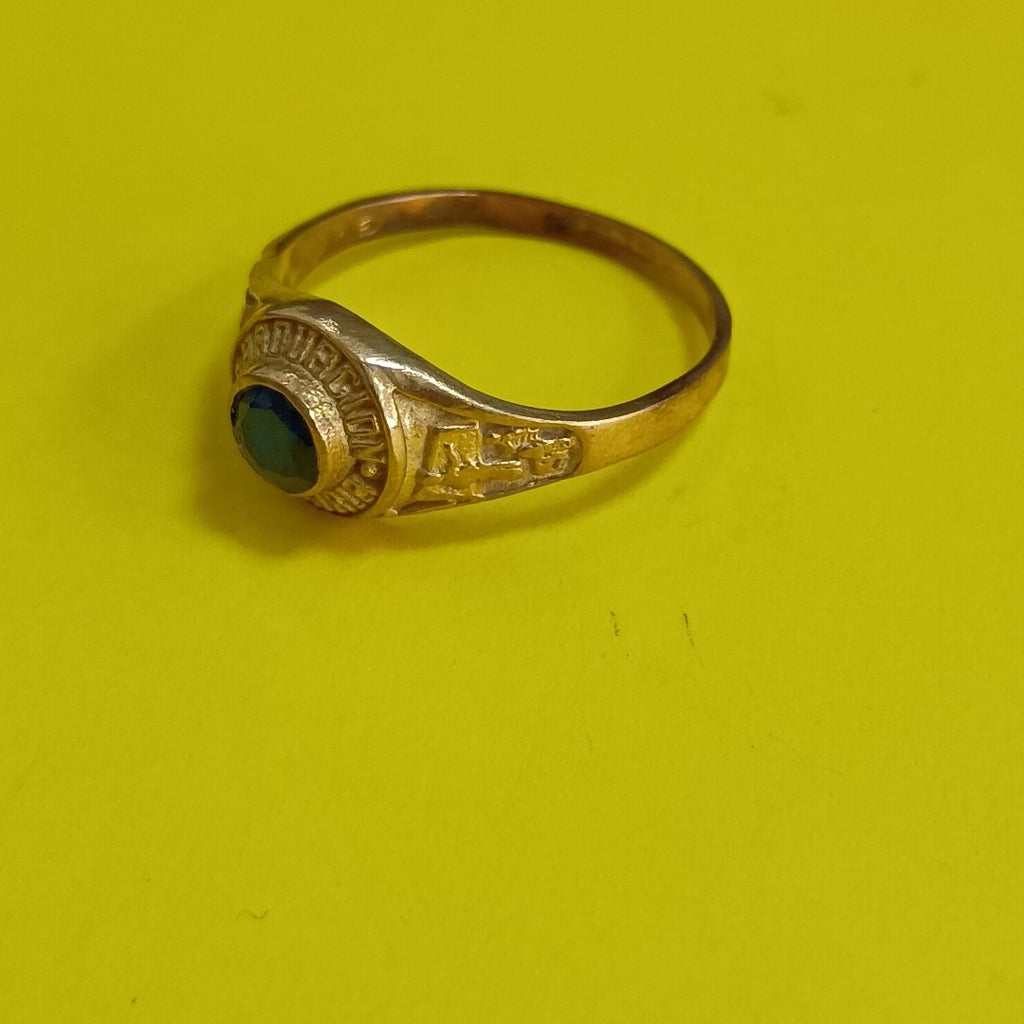 ANILLO DE GRADUACIÓN ORO 10 K 2 GRMS (SEMINUEVO)