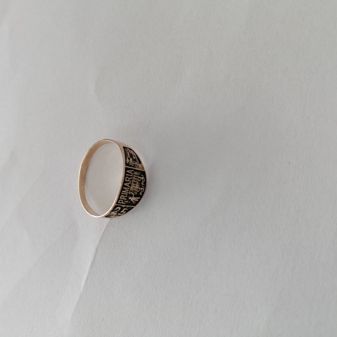 ANILLO DE GRADUACIÓN ORO 8 K 0.9 GRMS (SEMINUEVO)