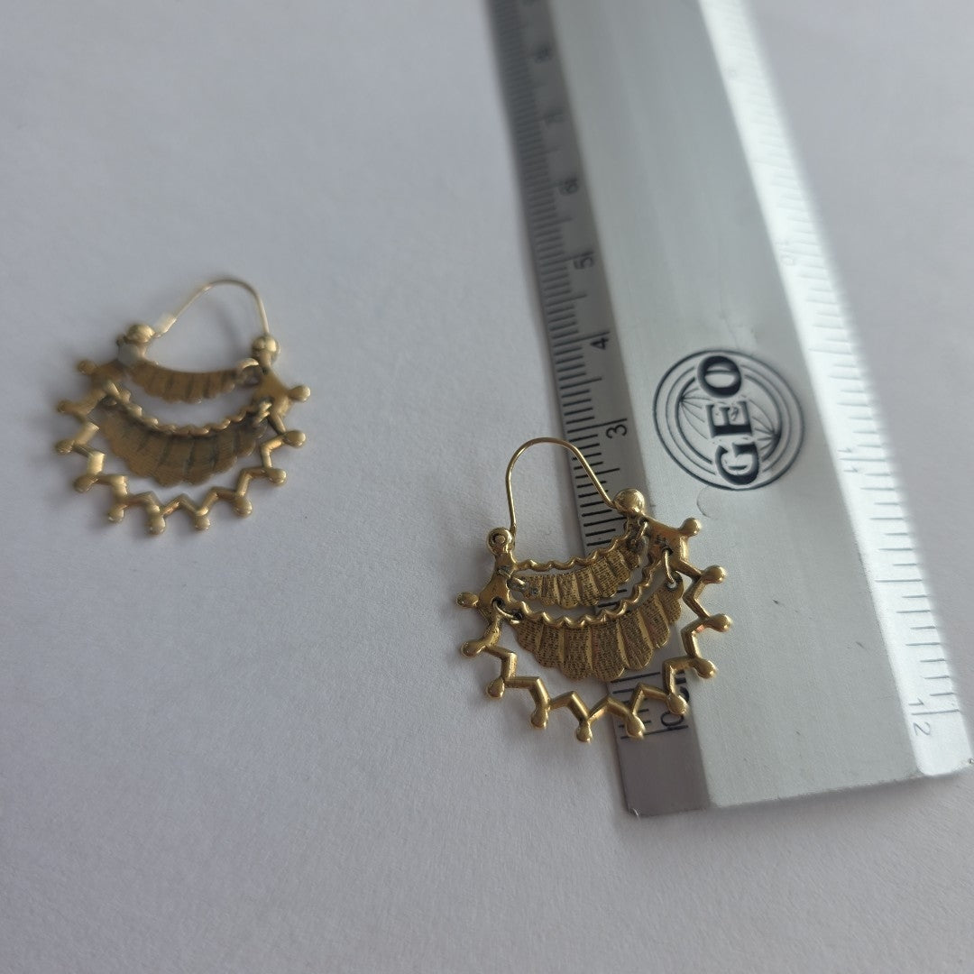 ARETES PAR ORO 10 K 3.6 GRMS (SEMINUEVO)