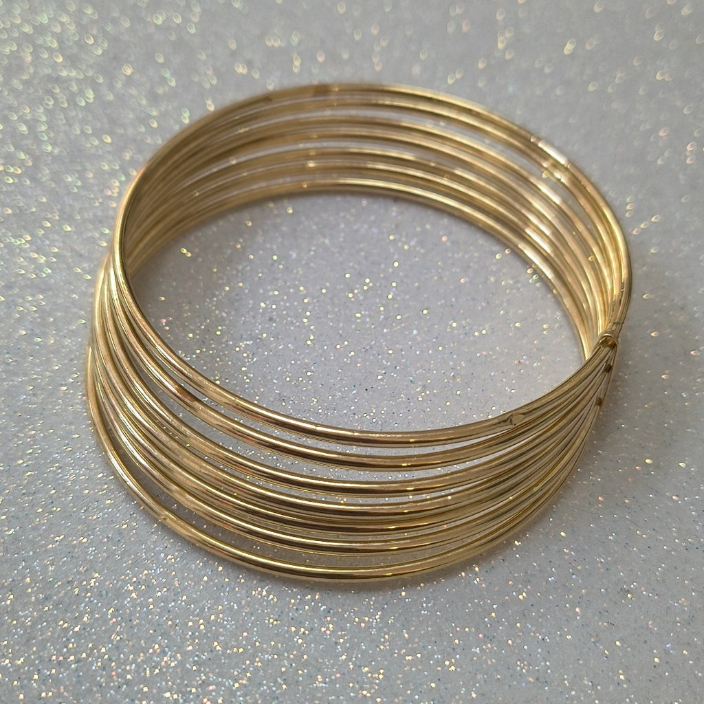 SEMANARIO DE PULSERAS ORO 14 K 10,50 GRMS (SEMINUEVO)